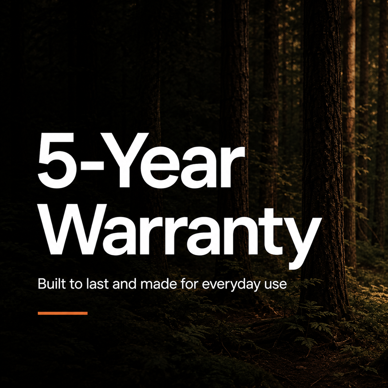 5 Year Warranty